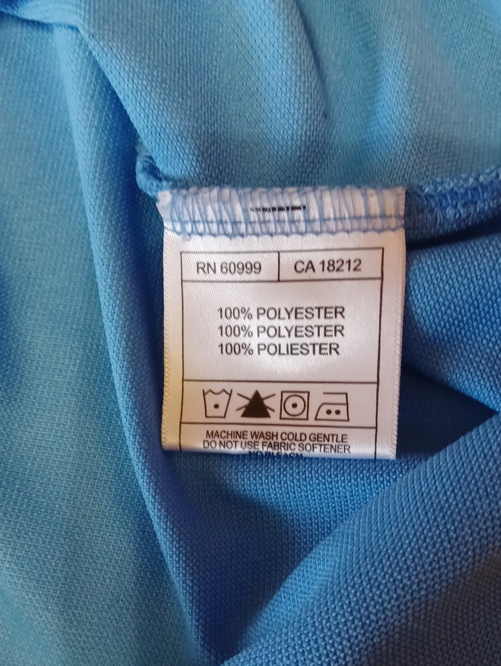 Antigua Women's Performance Golf Polo Shirt Light Blue White Trim Size XL - Picture 12 of 14